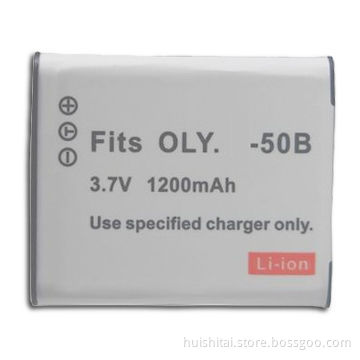 Camera Battery with 1,200mAh Capacity, For Stylus Tough 6020, 8000, 8010